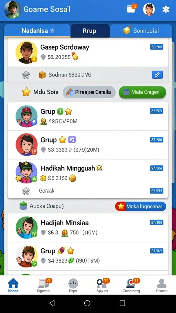 Tampilan utama aplikasi Aplikasi bonusrp Terbaru dengan Fitur Terbaik yang intuitif dan efisien.