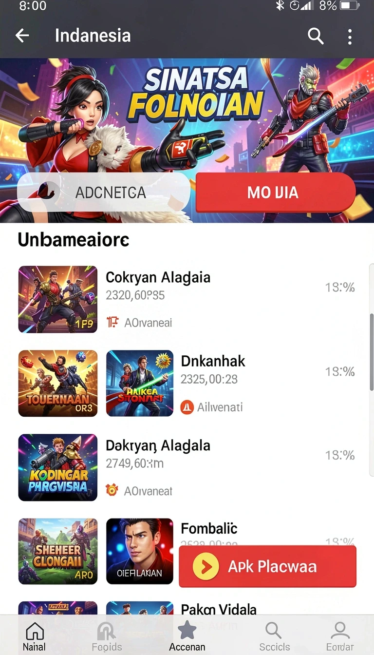 Tampilan utama aplikasi Aplikasi mpoturbo Terbaik untuk Android dan iOS yang intuitif dan efisien.